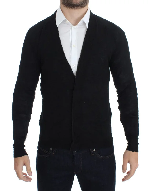 Costume National Elegant Merino Wool Men's Cardigan