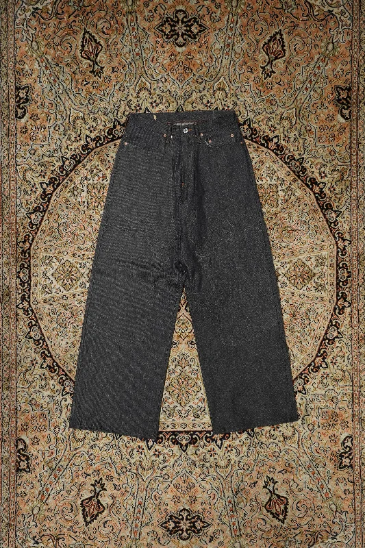 SUGARHILL MODERN WESTERN DENIM WIDE TROUSERS