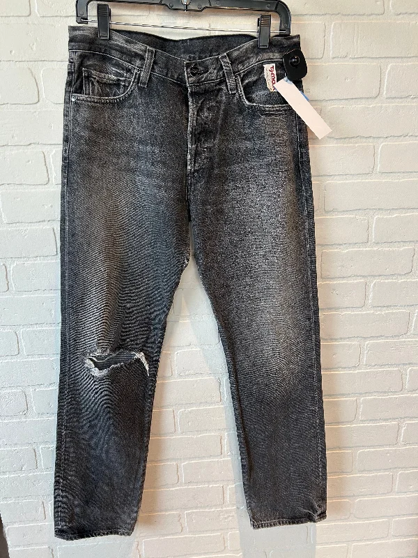 Timeless Style Jeans Straight By Cmc In Black Denim, Size: 4