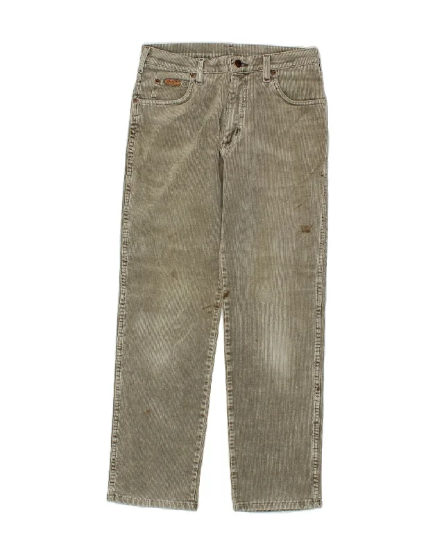 Comfortable Sweaters WRANGLER Mens Texas Stretch Straight Corduroy Trousers  W32 L32 Grey
