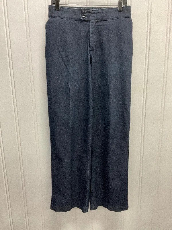 Jeans Straight By Lee In Blue Denim, Size:18