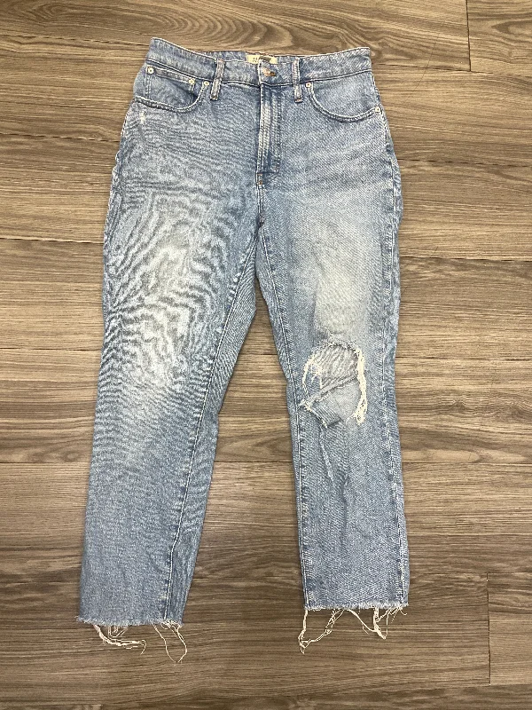 Jeans Straight By Madewell In Blue, Size: 8