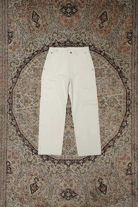 STEAF EXPLORER’S DENIM PANTS (LEGHORN WHITE)