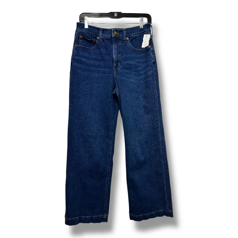 Jeans CLASSIC WIDE LEG By J. Crew In Blue Denim, Size: 4