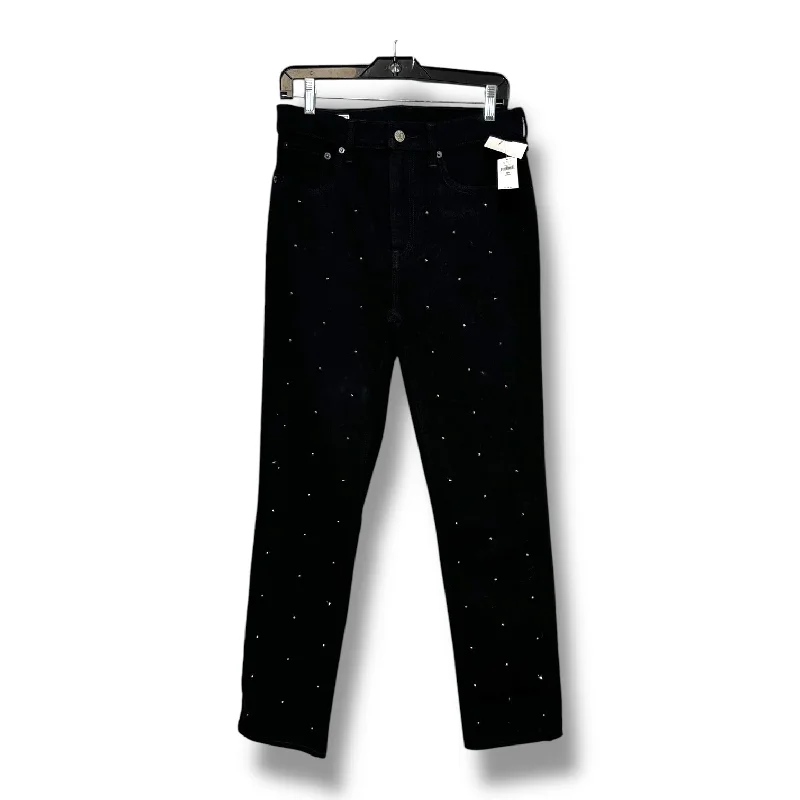 Jeans CHEEKY STRAIGHT HIGH RISE By Gap In Black, Size: 6