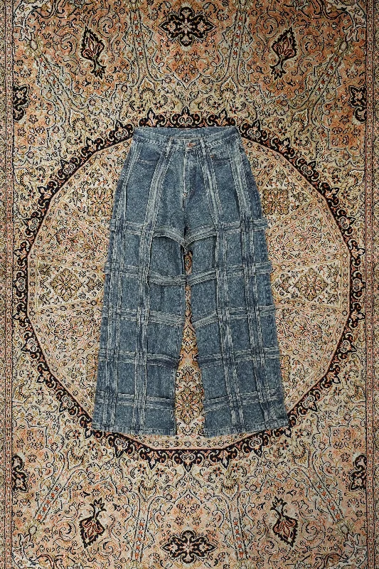 SUGARHILL CAGED DENIM PANTS (INDIGO)